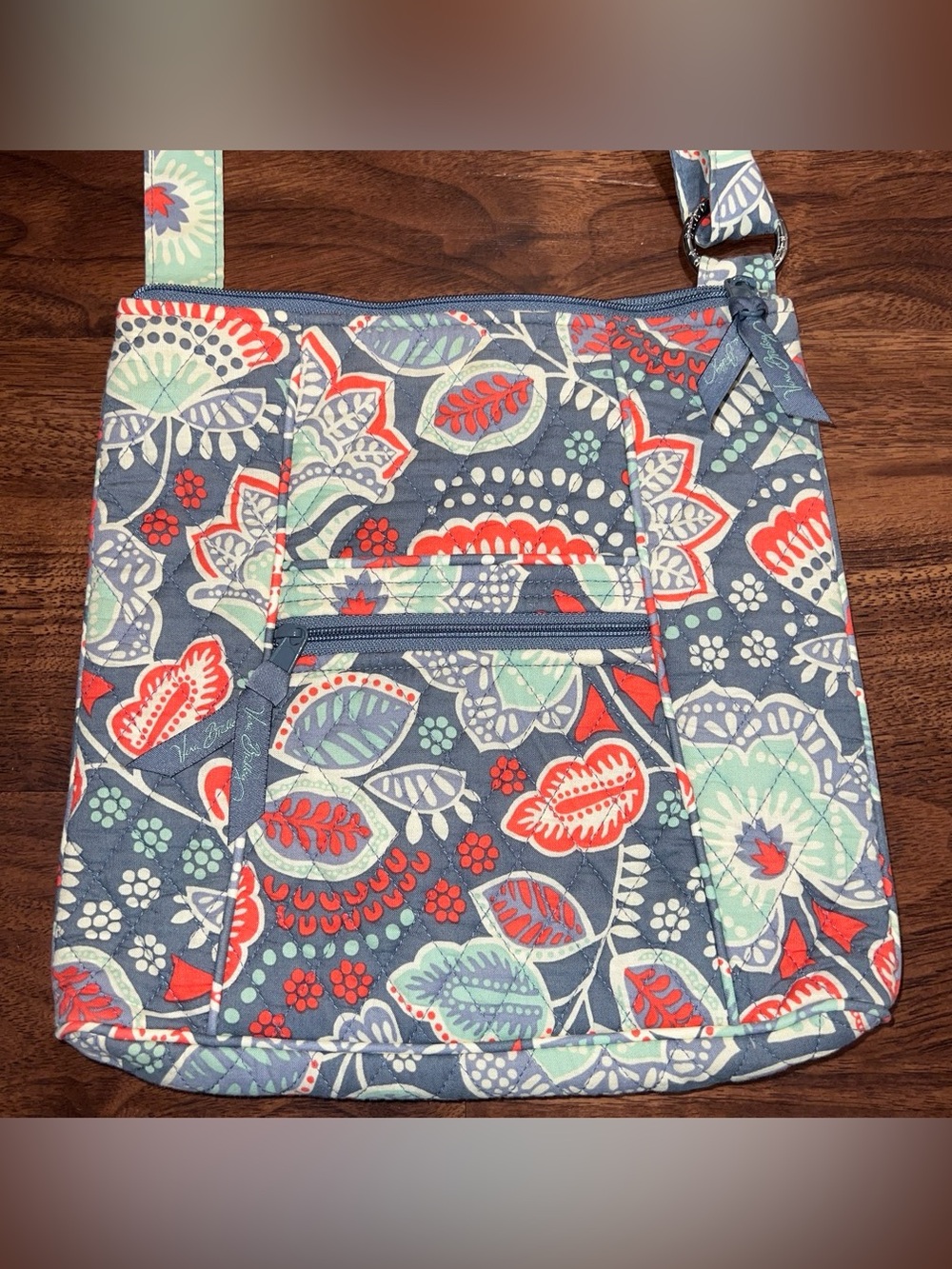 Floral Quilted Vera Bradley Crossbody Bag